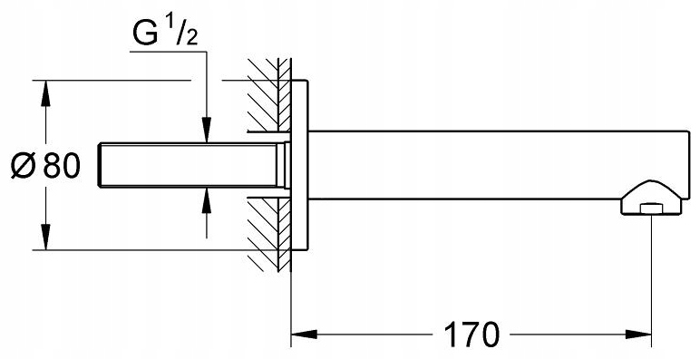 WYLEWKA WANNOWA CHROM GROHE CONCETTO Marka Grohe