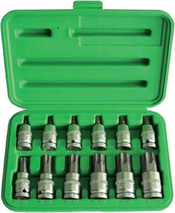 D.51261 Nasadki Torx T20-T100, 12 szt.