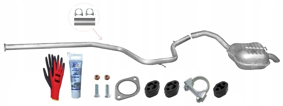 Ford S-max 1.8D 2.0D (2006-2011) Trubka Tlumič bonus