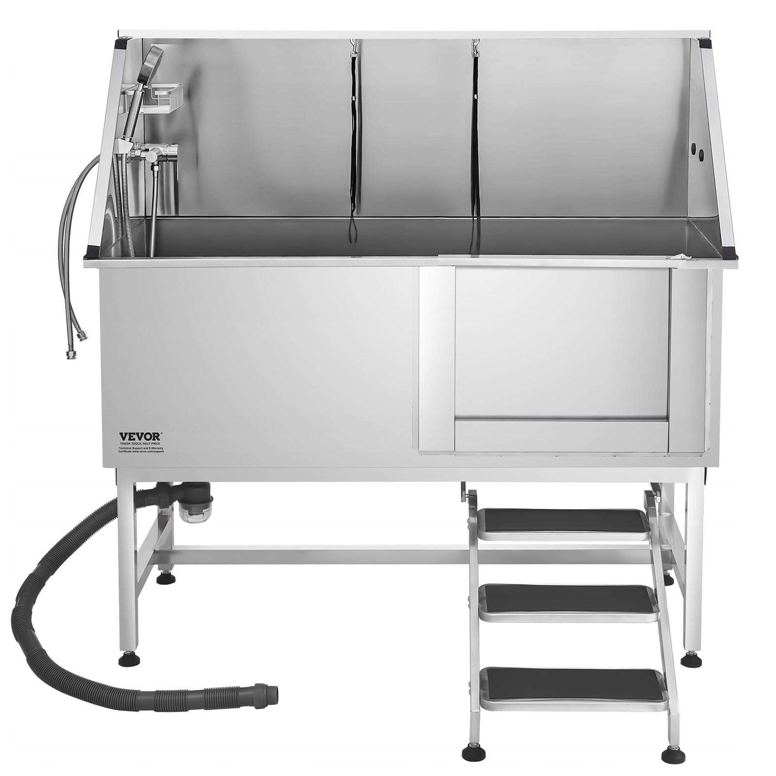 Levně Stanice Na Mytí Psů Vevor Z Nerezové Oceli 1500X700X1495 MM Silná