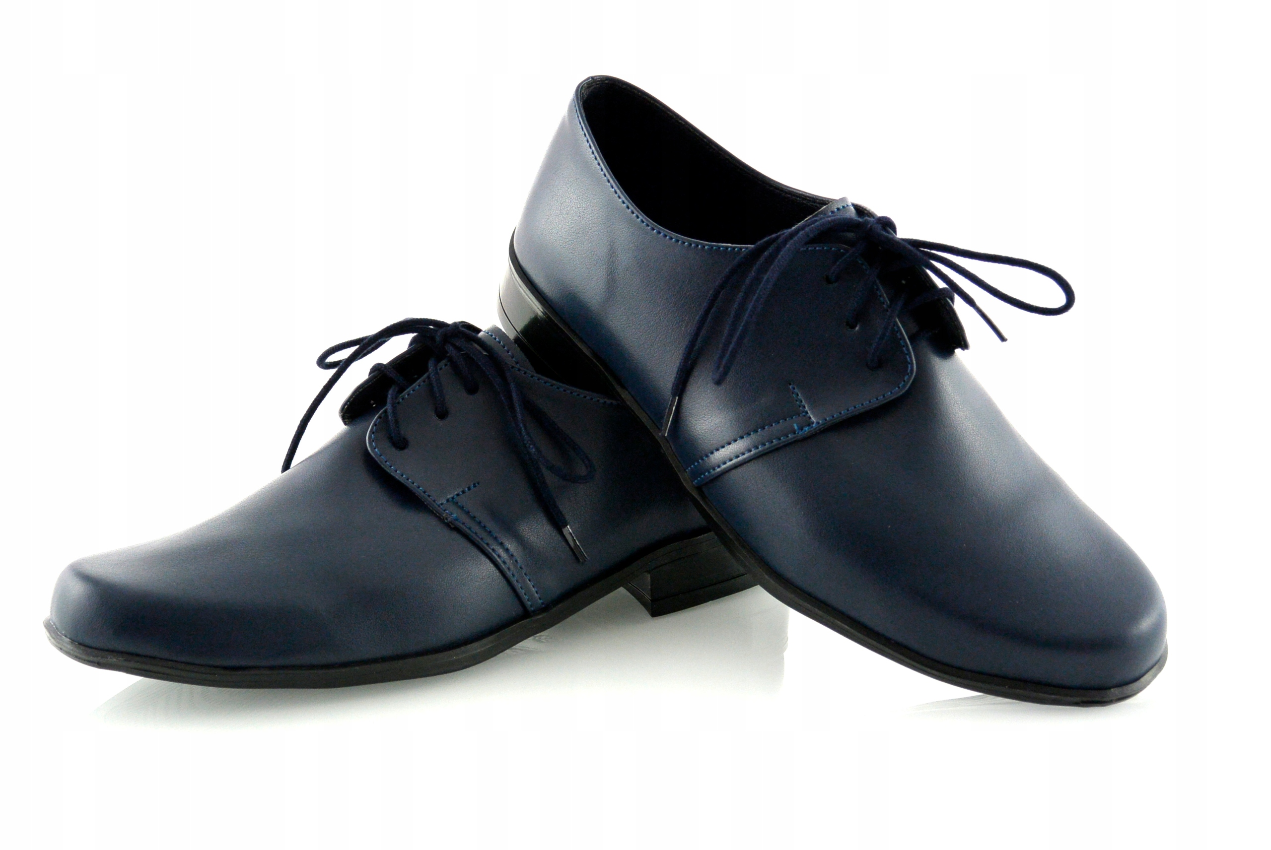 CHŁOPIĘCE PÓŁBUTY KOMUNIJNE WIZYTOWE GRANATOWE 26 Rozmiar 26