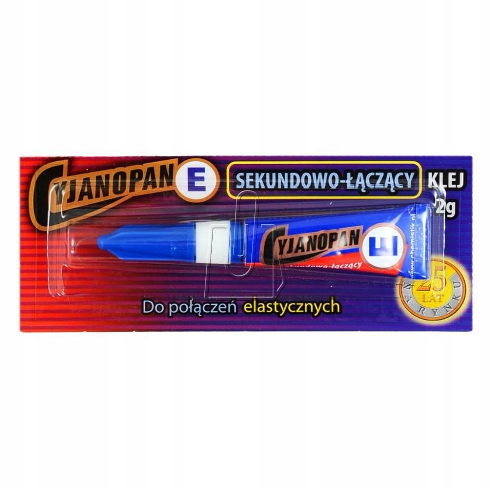 

Cyjanopan E klej błyskawiczny elastyczny 2 g
