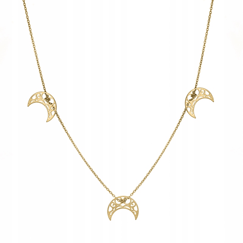 

Celebrytka choker naszyjnik jasne złoto srebro 925