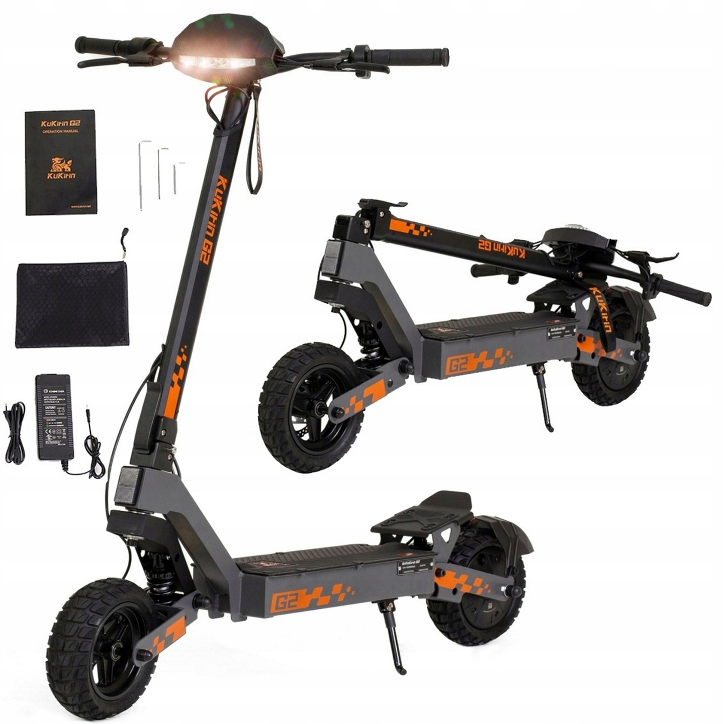 Kukirin G2 2025 10'' Pojazd elektryczny 1200W 45KM/H 15Ah 55KM