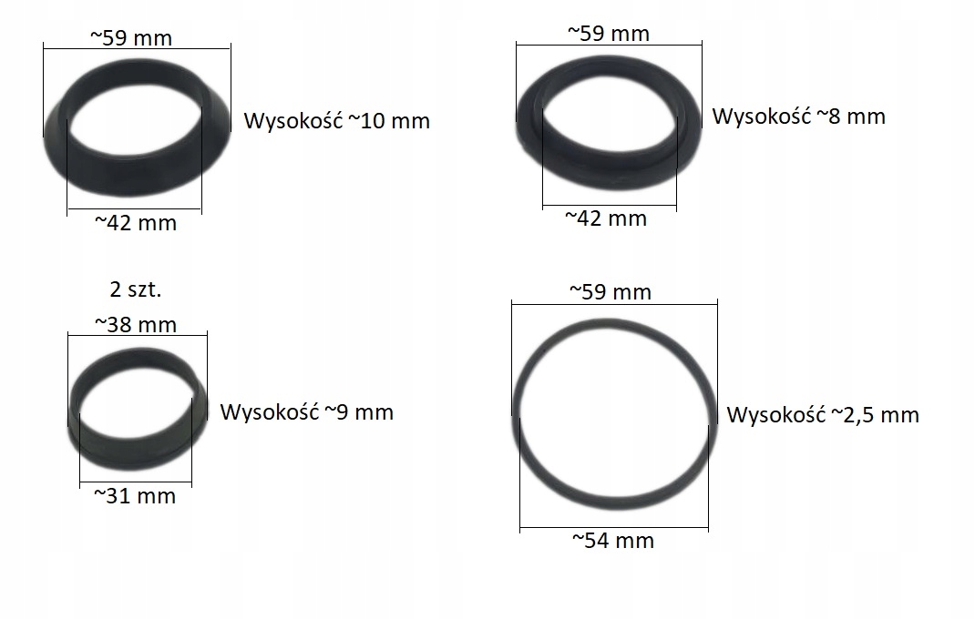 ZESTAW NAPRAWCZY SYFONU UMYWALKI USZCZELKI Kod producenta USZ081