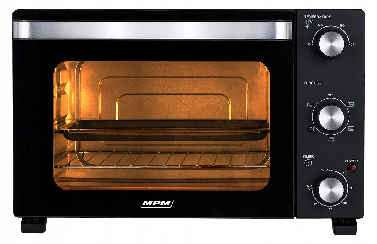 Piekarnik elektryczny Mpm MPE-14/T 22l 1300W Minutnik Termostat Lampka