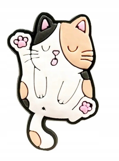 PRZYPINKA PIN DO BUTÓW CROCS CROCSÓW OZDOBA KOT KOTEK