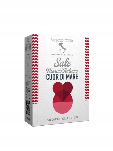 Levně 7x Hrubozrnná mořská sůl bez jódu Italská 1 kg Atisale
