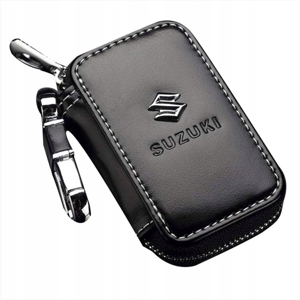 

Piękne Etui brelok na kluczyki Suzuki chrom Skóra