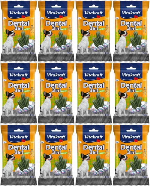 Levně Vitakraft pamlsek na zuby pro psy 70 g 12 Ks