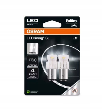 Żarówki Osram LEDriving Sl P21/5W White 6000K blister 2 sztuki