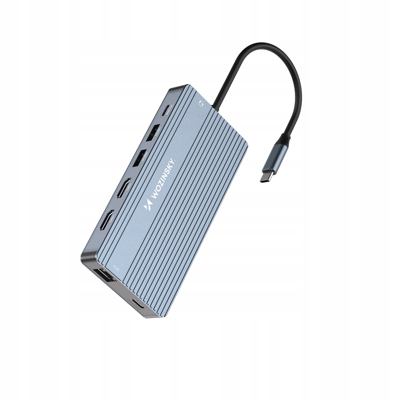 14v1 Hub pro 3 monitory Usb-a Usb-c DisplayPort Hdmi RJ45 Sd Tf mini jack