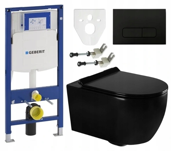 ZESTAW WC STELAŻ GEBERIT MISKA MEXEN CARMEN MAT