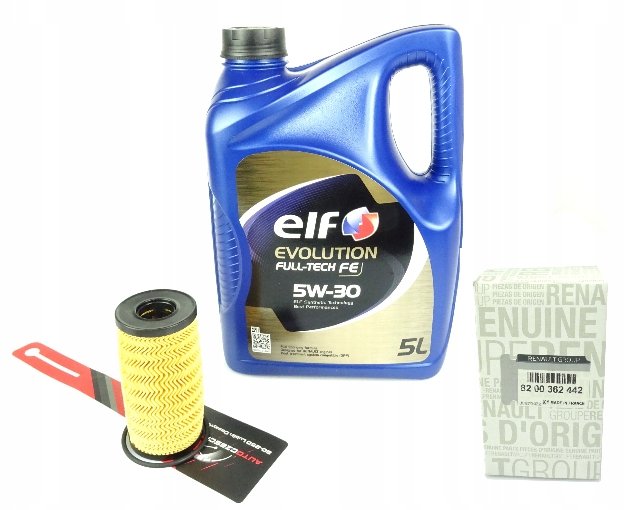 8200362442 - ELF 5W30 5L МАСЛЯНЫЙ ФИЛЬТР RENAULT LAGUNA III 2.0 DCI