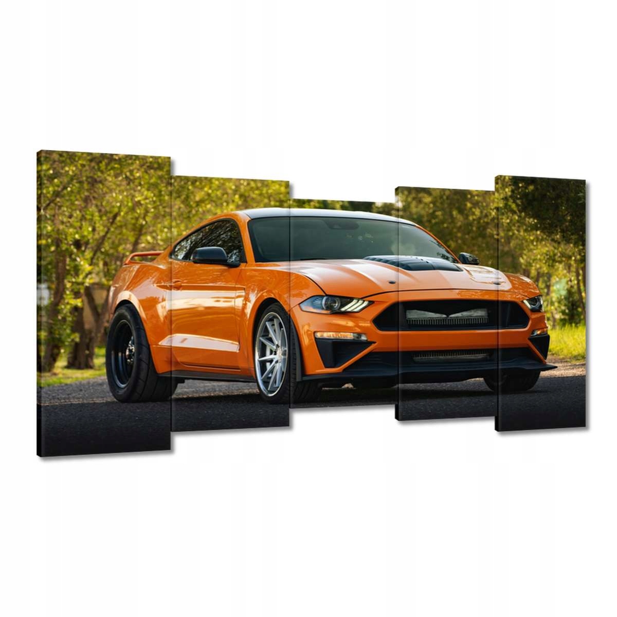 Obrazy 150x80 Oranžové auto