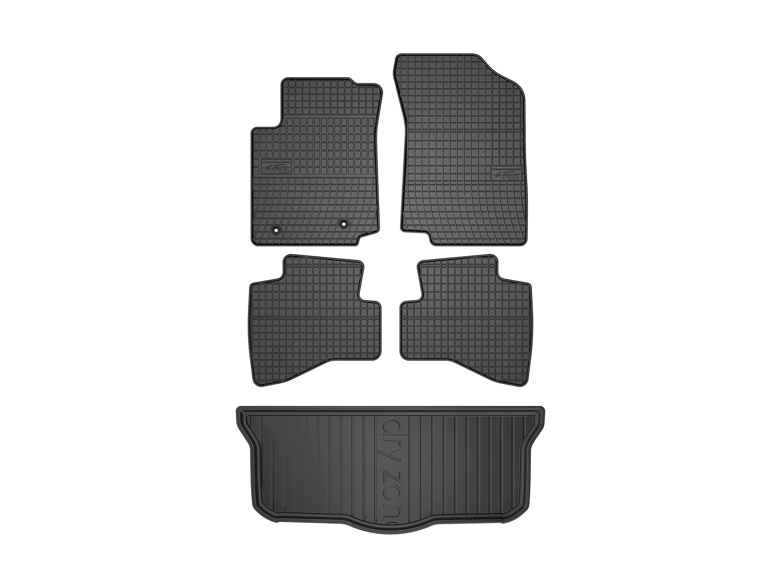 Koberce SolidPRO rohož DryZone pre: Citroen C1 II 2014-2022 5 dielov