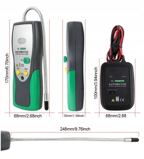 TESTER MIERNIK CIĄGŁOŚCI PRZEWODÓW KABLI PRZEWODÓW Natężenie maksymalne 20 A