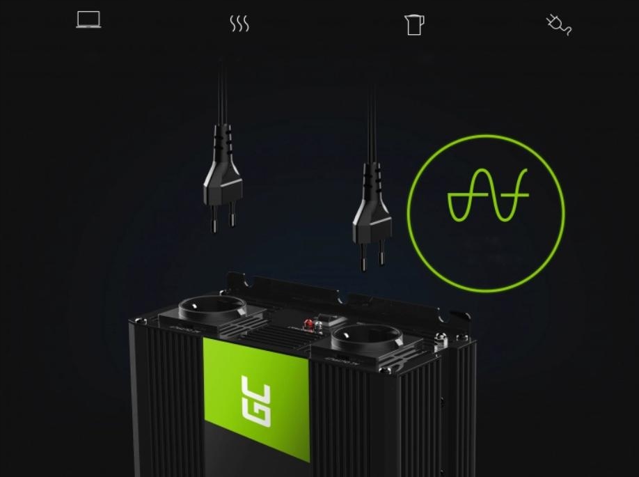 PRZETWORNICA NAPIĘCIA INWERTER Green Cell INV19 Napięcie wejściowe 24 V