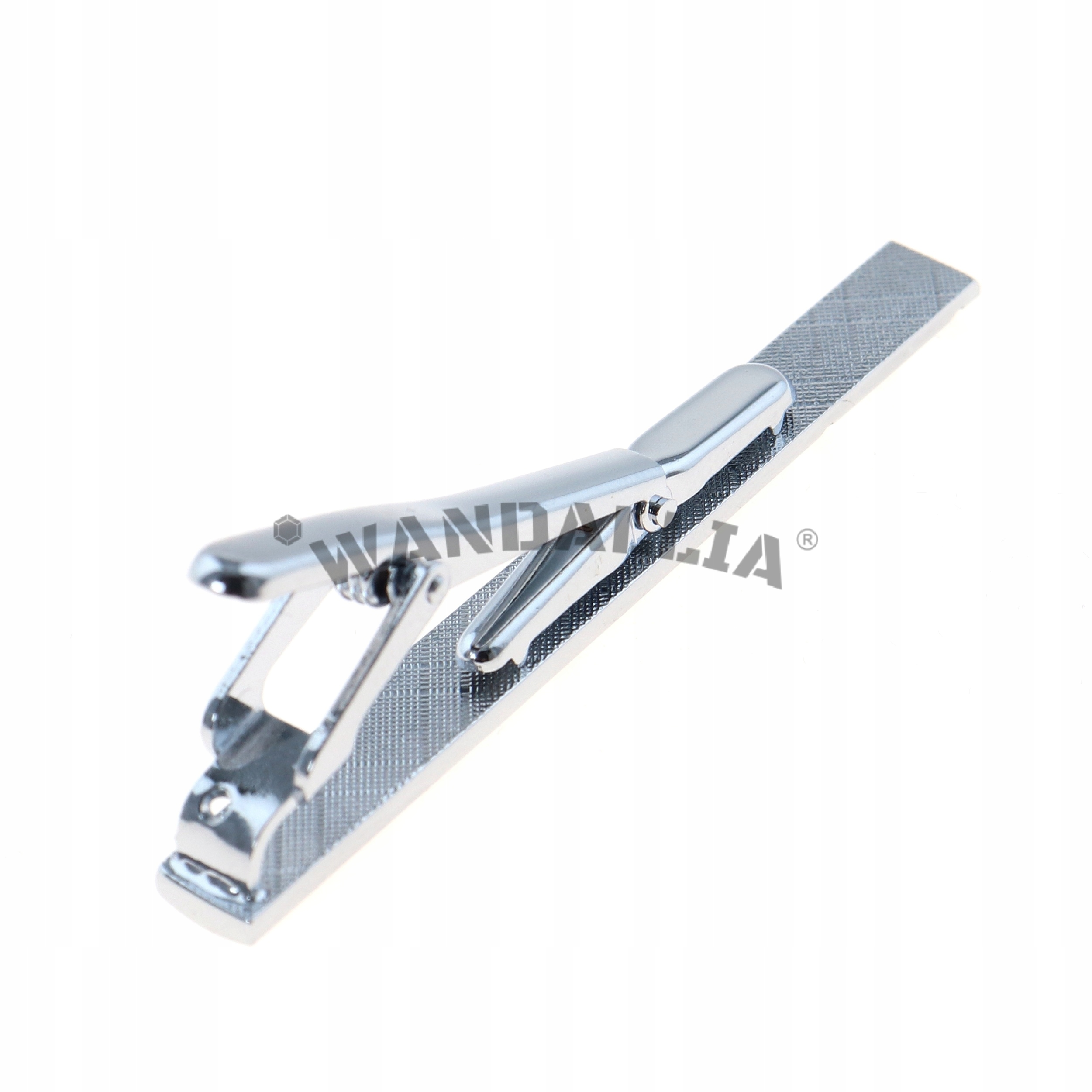 WANDALLIA Spinka do Krawata SP-KR-196 Ślubna Srebrna dł.6cm Kod producenta SP-KR-196