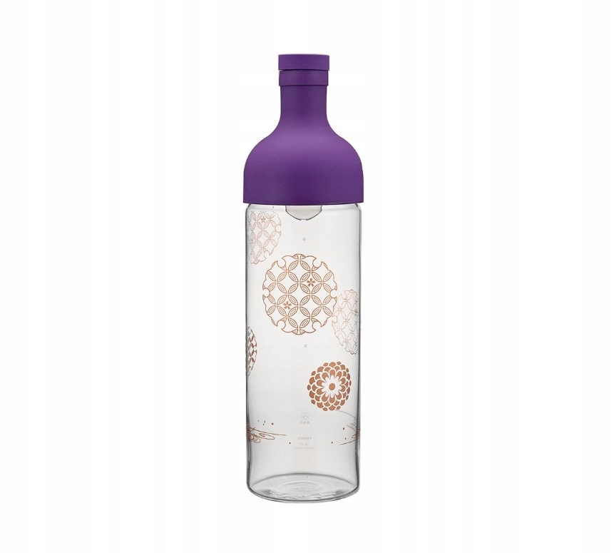 Hario Skleněná Láhev S Filtrem Cold Brew Aya Shippo Fialová 750 ml