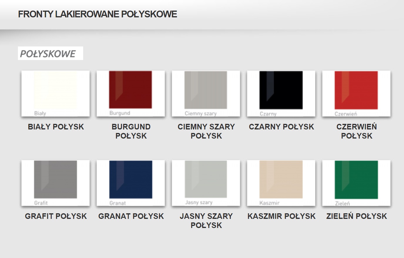 KUCHNIA STYL NOWOCZESNY GRAFIT MAT/HIKORA Materiał płyta MDF