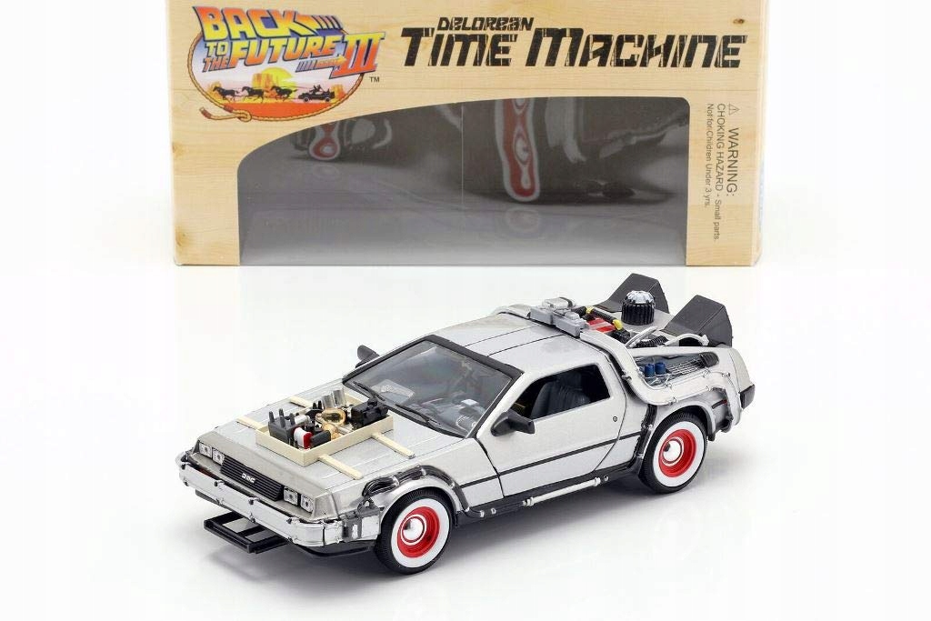 Opo 10 Auto Delorean z filmu Návrat do budoucnosti III 1:24