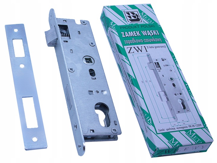 

Zamek Do Furtki Bramki Zapadkowo Zasuwkowy 72/34