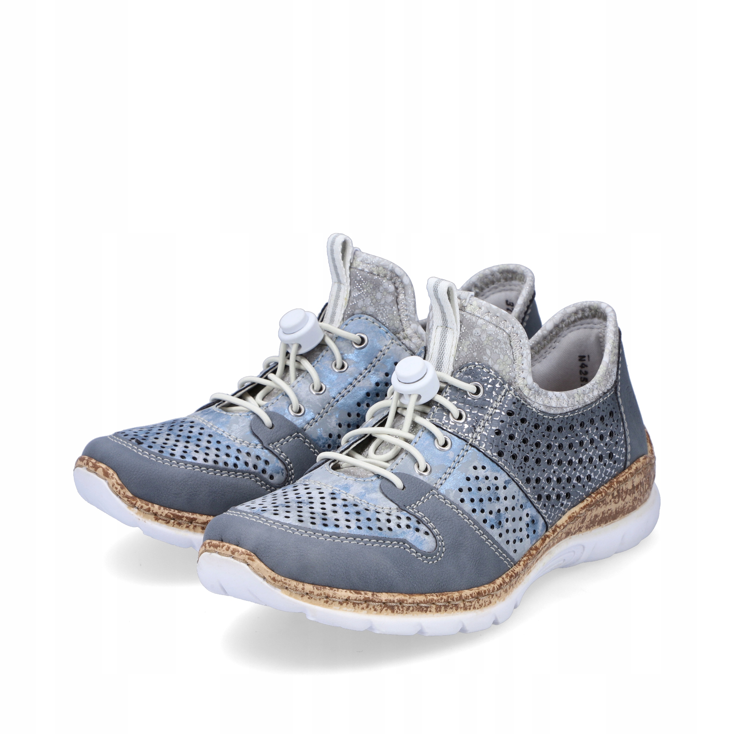 

Rieker Sneakersy, buty, półbuty niebieskie N4255
