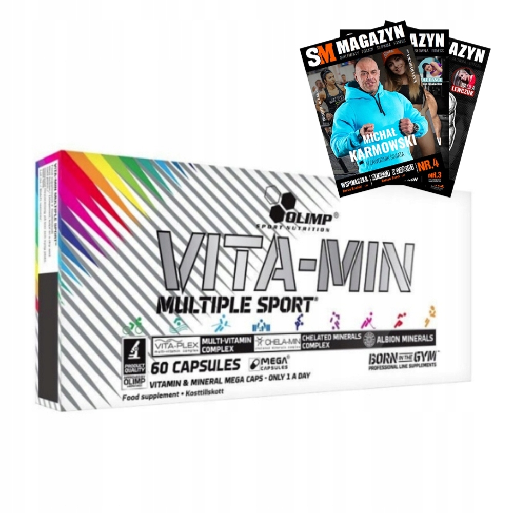 OLIMP VITA MIN 60KAP MULTIPLE SPORT СИЛЬНЫЕ ВИТАМИНЫ МИНЕРАЛЫ ВОССТАНОВЛЕНИЕ