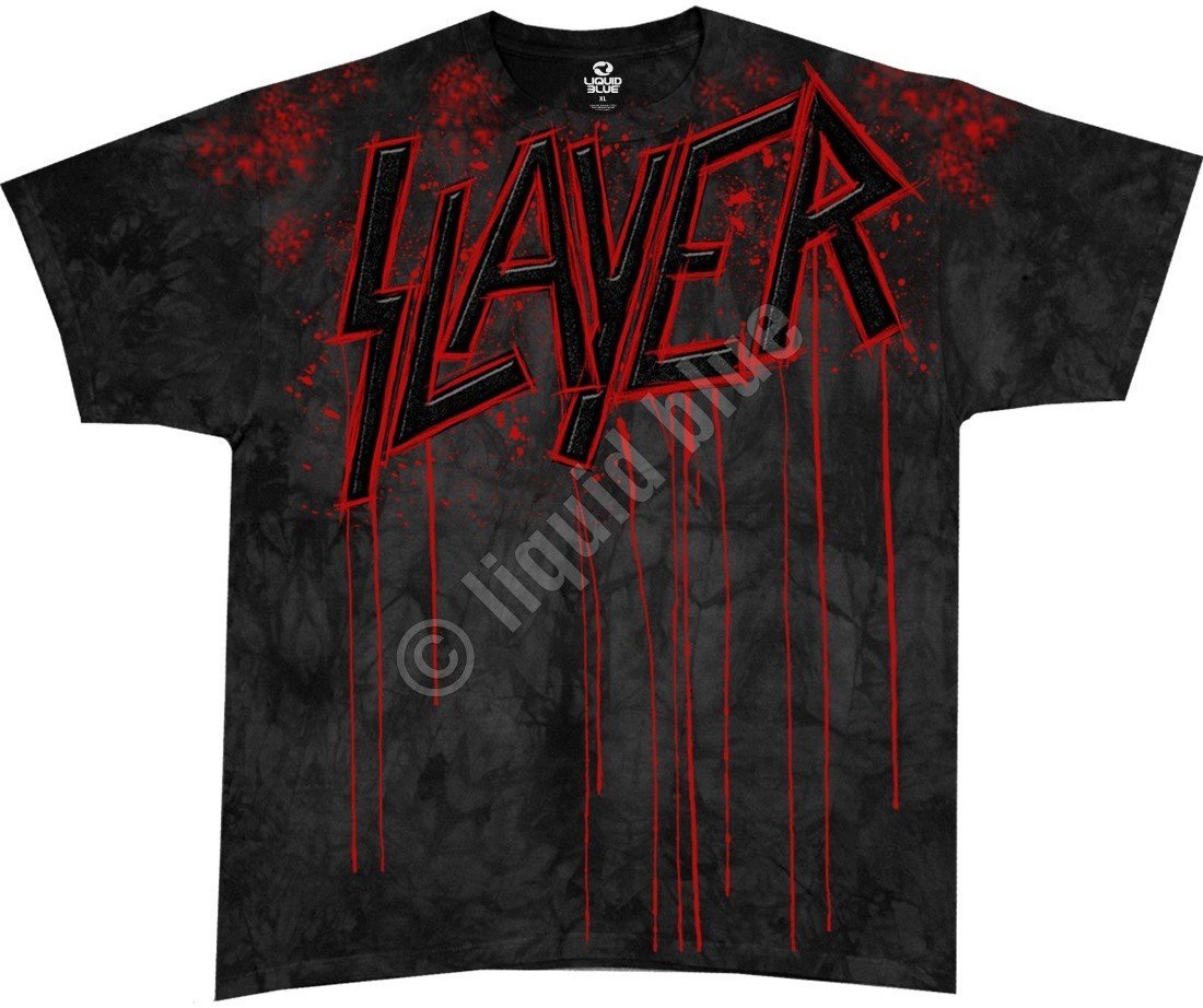 Slayer Raining Blood Liquid Blue 2XL