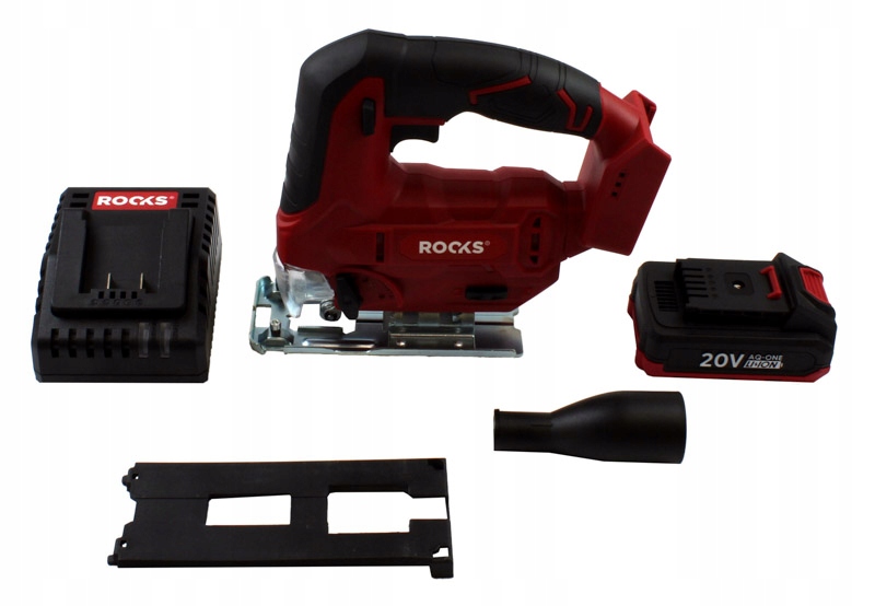 Rooks 20V Aq-one Přímočará Pila 500-3000 Ot/min, 19 MM, Sada S Akumulátorem 2 Ah