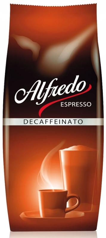 Kawa ziarnista Alfredo Decaffeinato bezkofeinowa 1kg