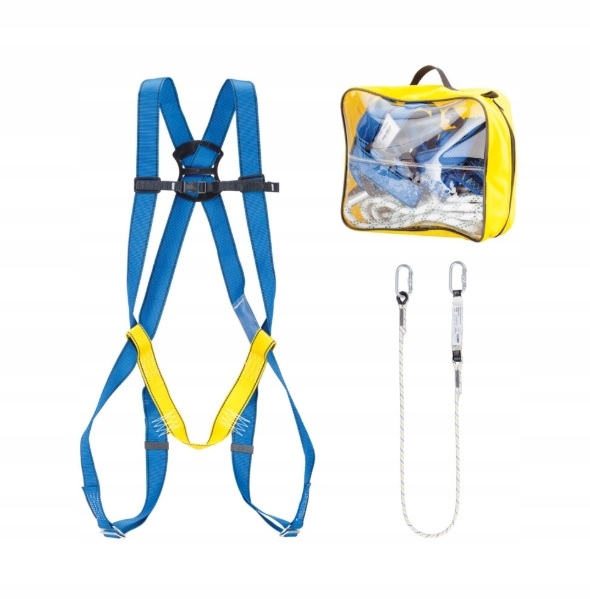 Sada bezpečnostních popruhů XXL Amortyzátor délka 2 m Basic S Protekt taška