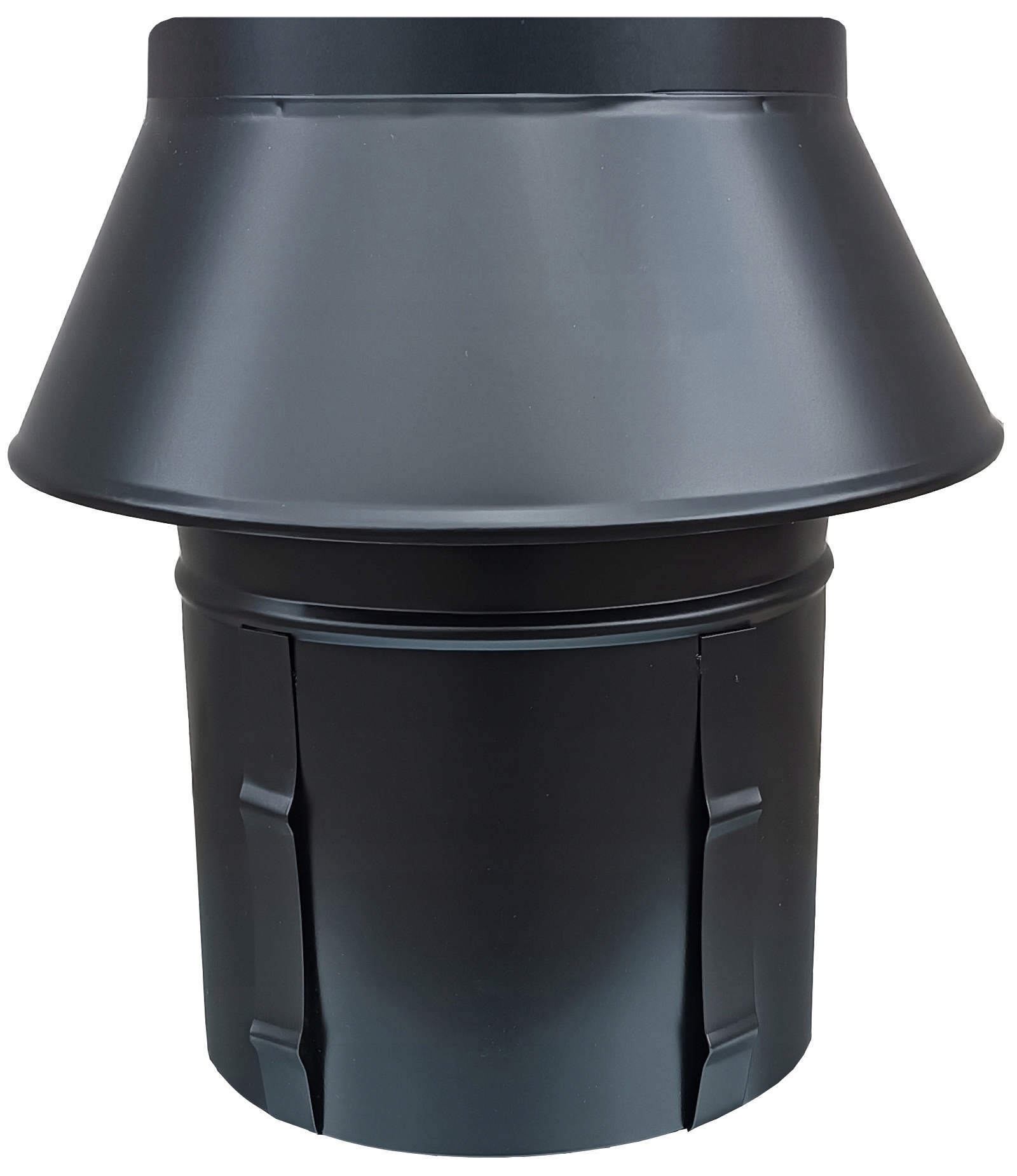 Daszek Nasada Stożek Fi 200 Komin System Kominowy Fi 200 Czarny