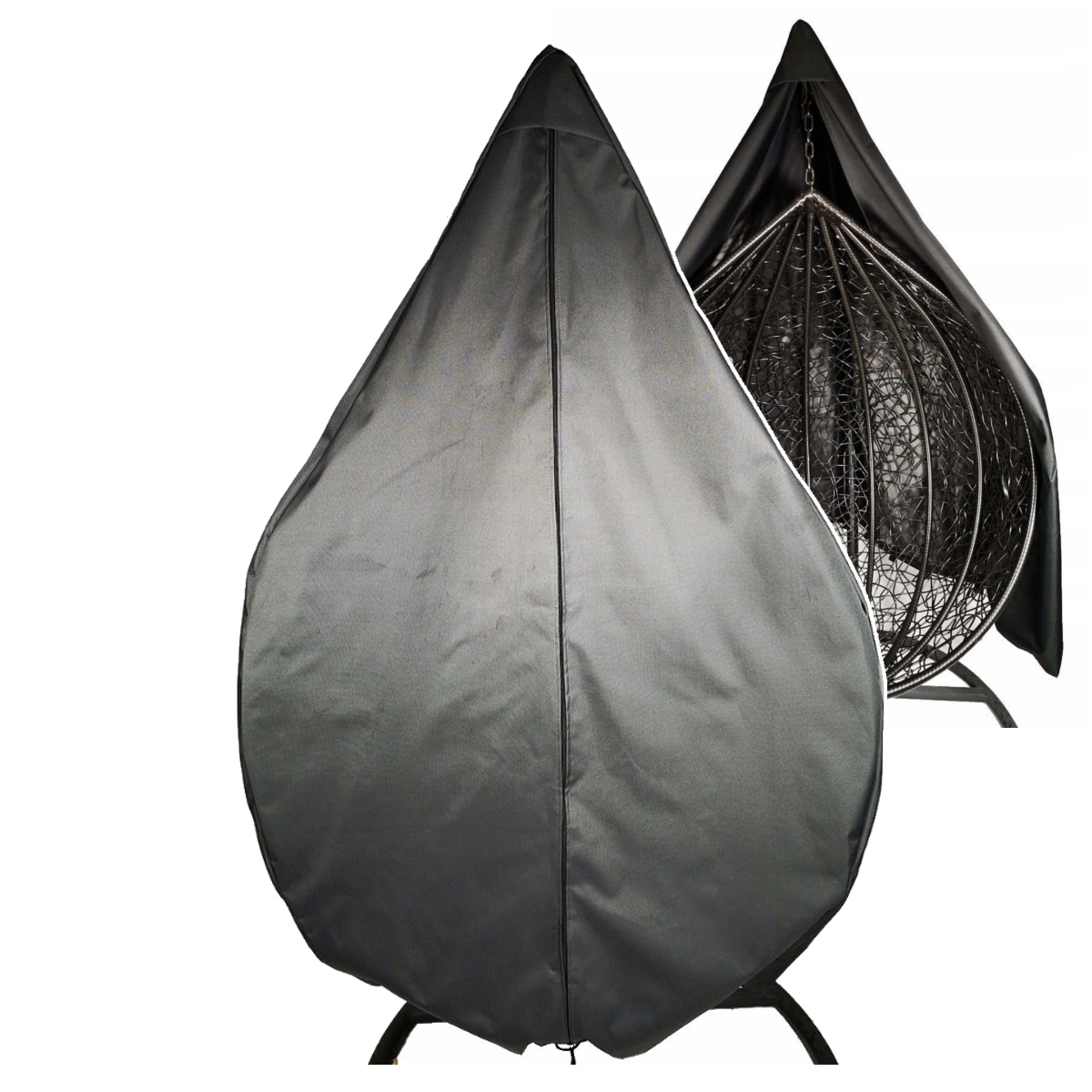 Pokrowiec na fotel wiszący ogrodowy Kokon Szary