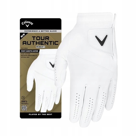 Rękawica golfowa Callaway Tour Authentic biała rozm. M damska T713
