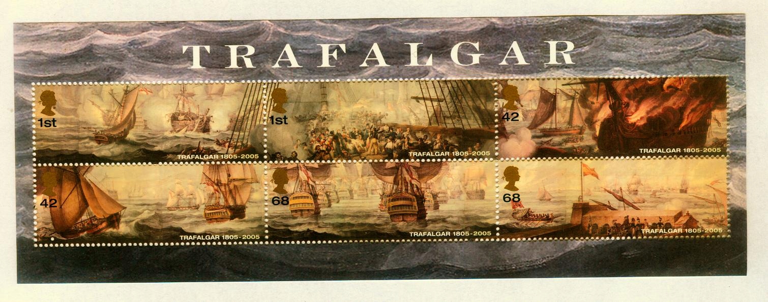 ANGLIA** Morska bitwa pod Trafalgarem Mi BL 28