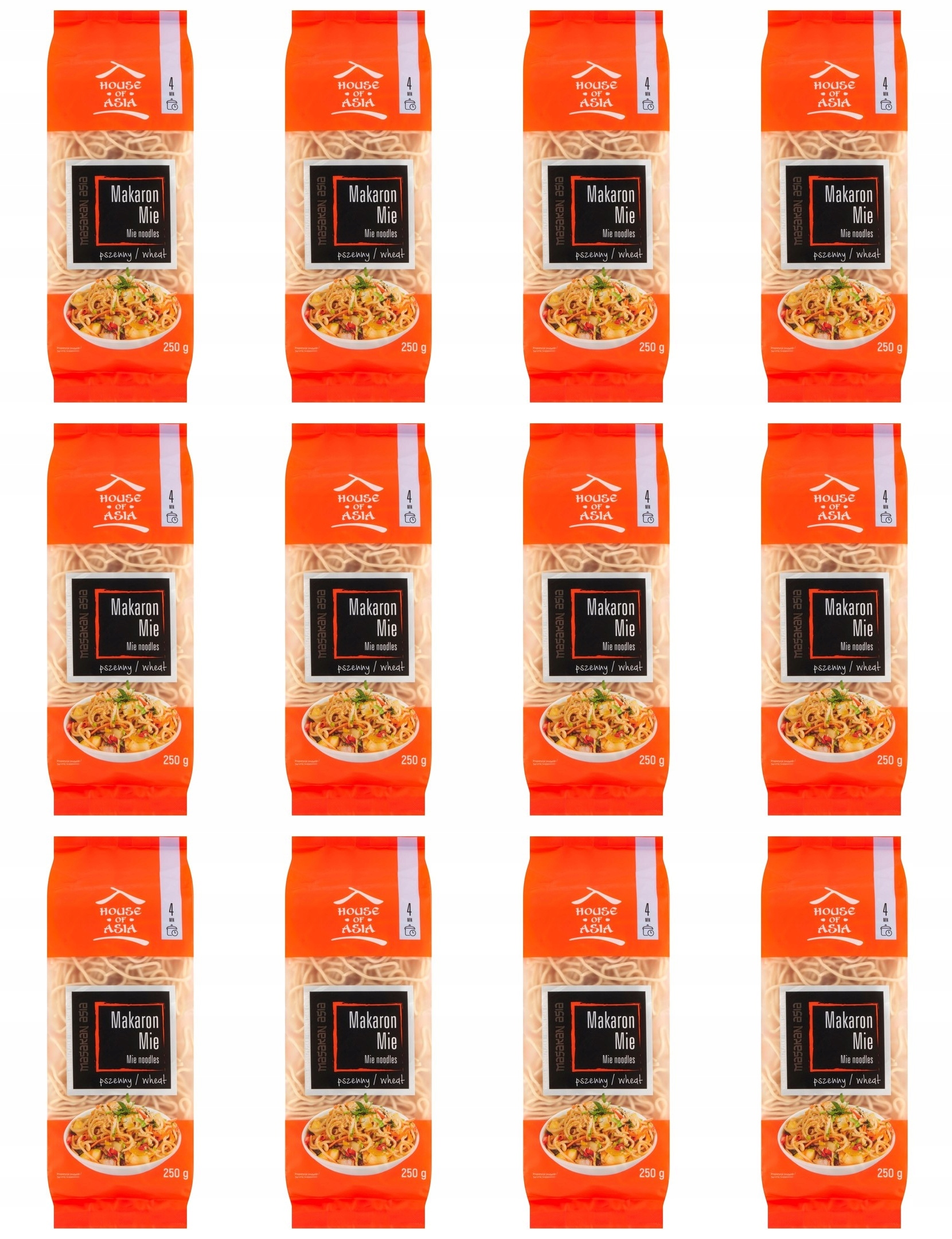 Levně 12 x 250 g House Of Asia Těstoviny Mie Karton