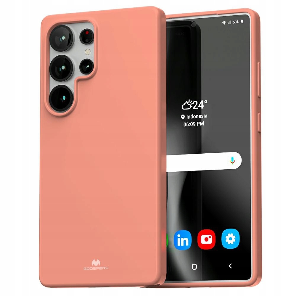 Mercury Soft Sam S25 Ultra S938 różowy/pink