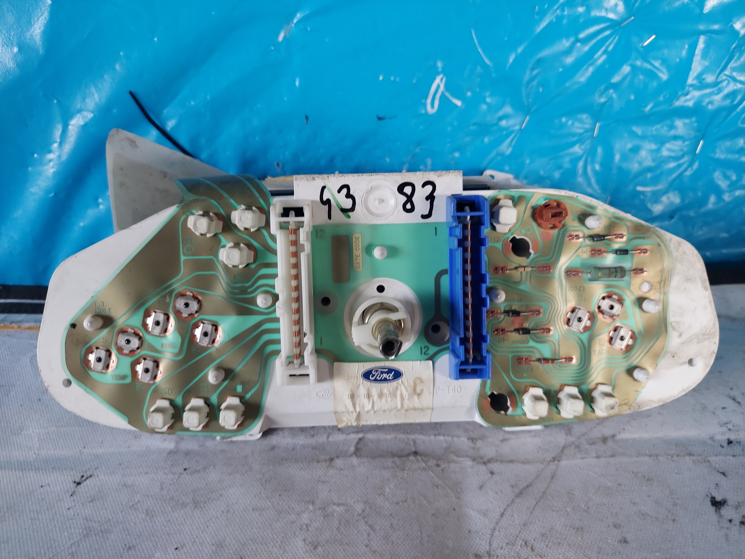 dials clock FIESTA MK IV 1.25B 43-1407-D