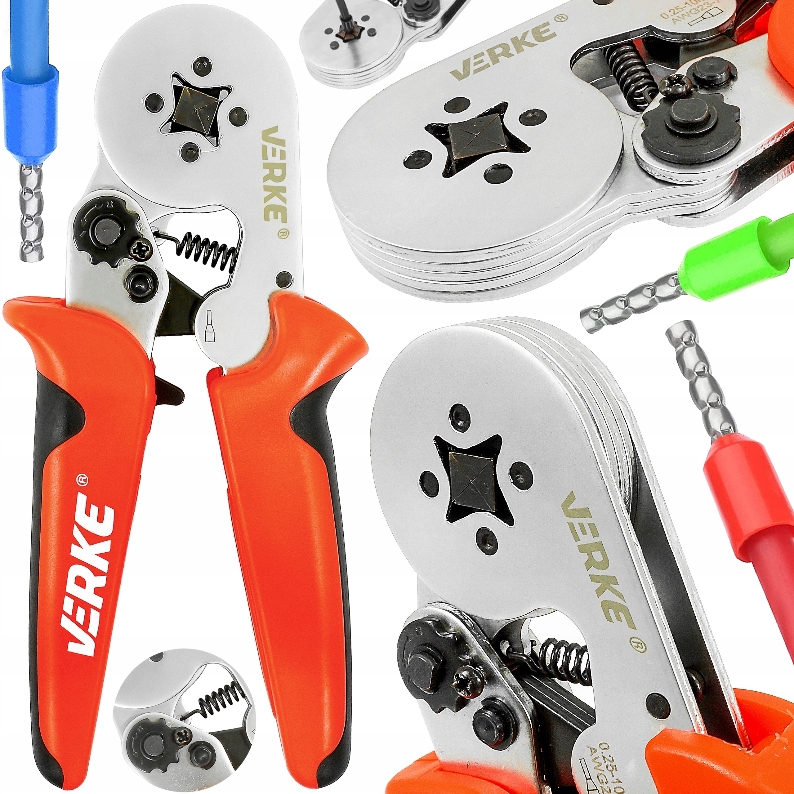 ZACISKARKA PRASKA TULEJEK KABLOWYCH KABLI KOŃCÓWEK