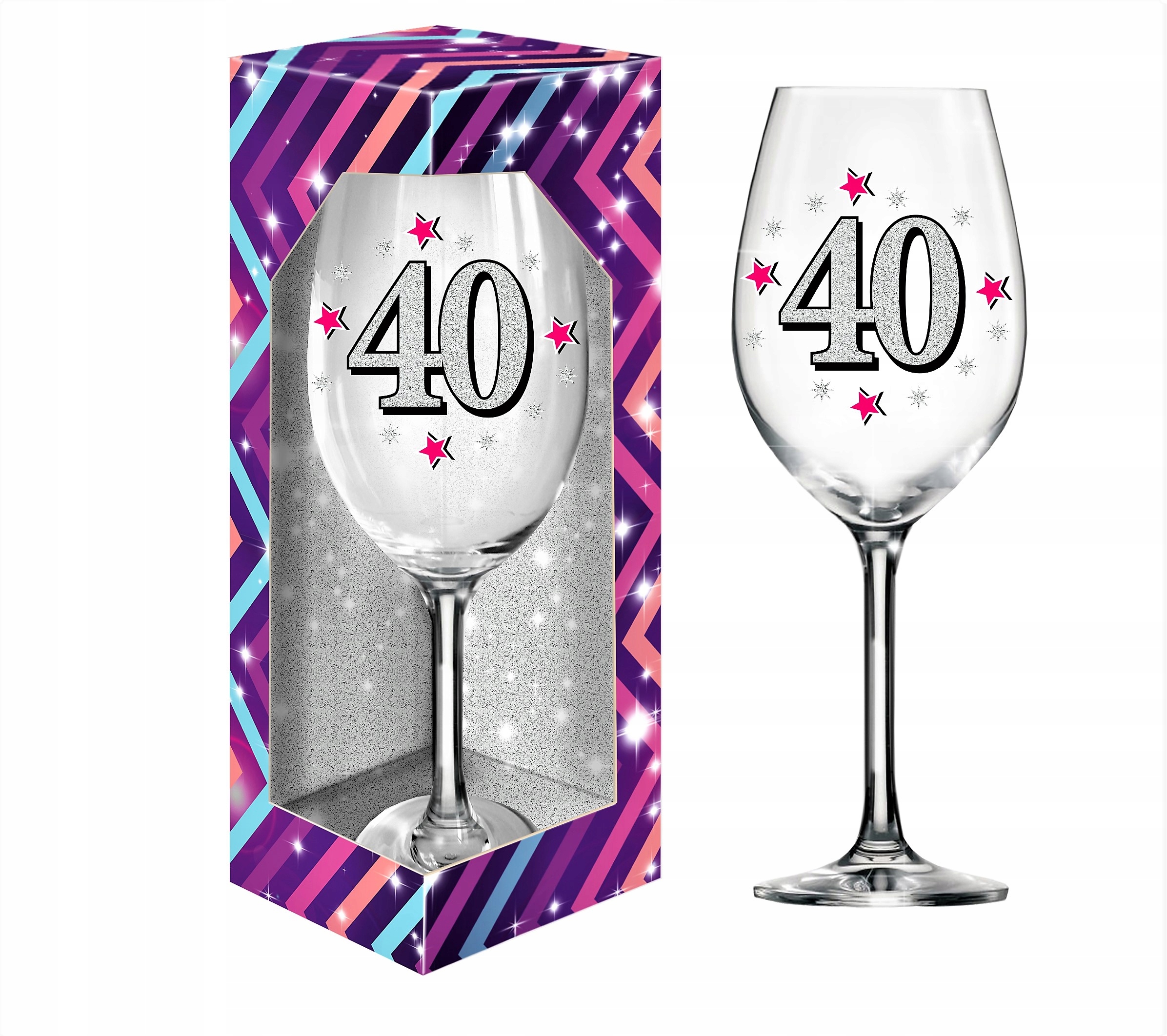 

Kieliszek 640ml Na 40 Urodziny