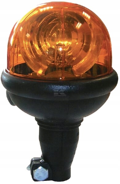 Oranžová Záblesková Lampa 55W 12/24V Halogenová S Flexibilním Držákem