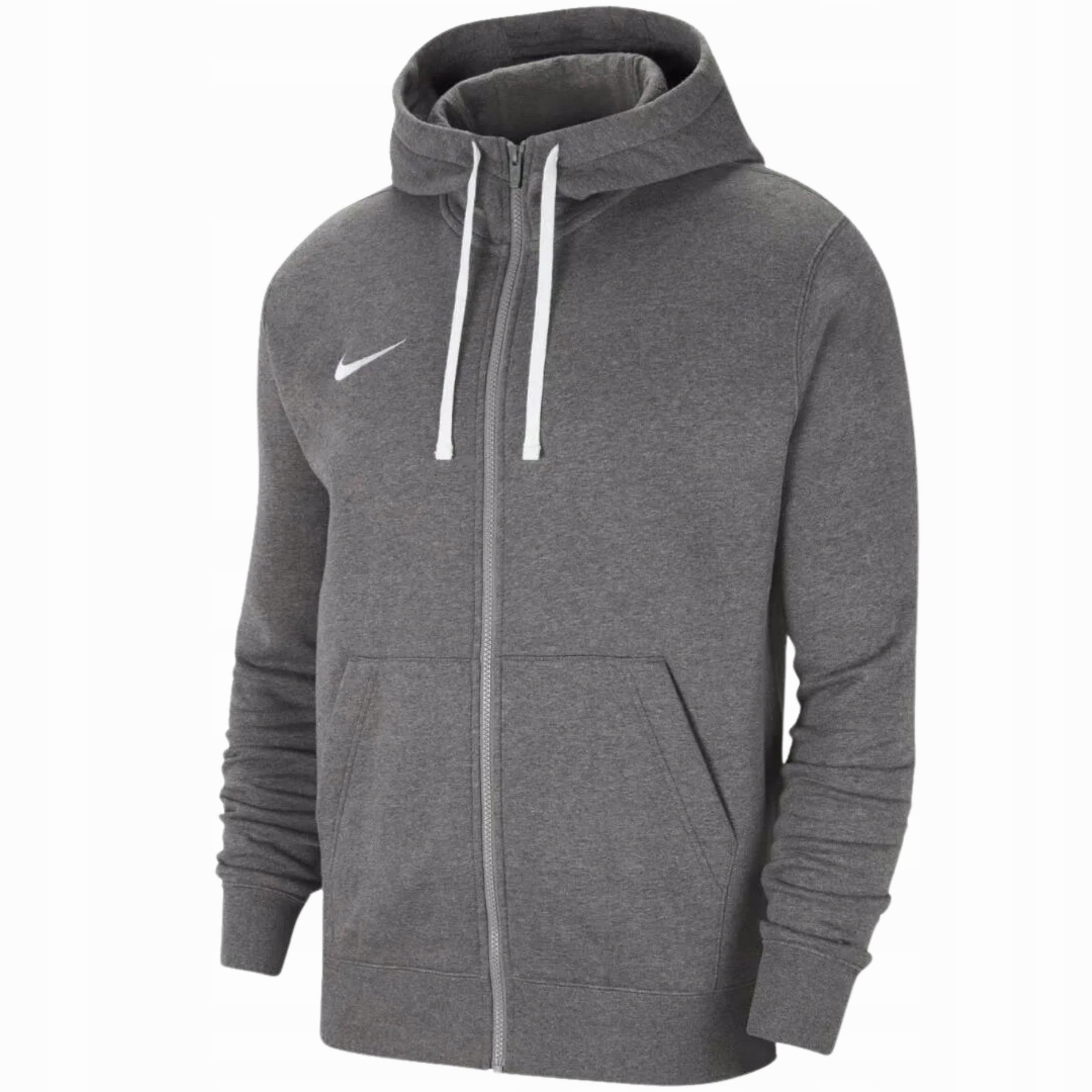 Nike Bluza Sportowa Bawełna Szara Popiel Rozpinana z kapturem XXL