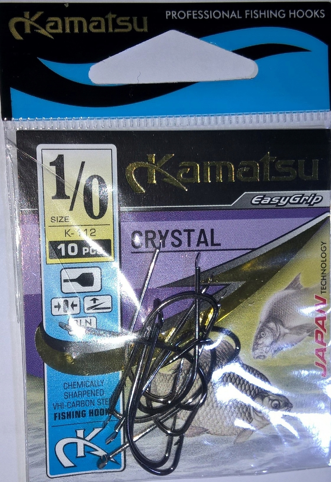 Haczyk Kamatsu Crystal nr. 1/0 Bln łopatka