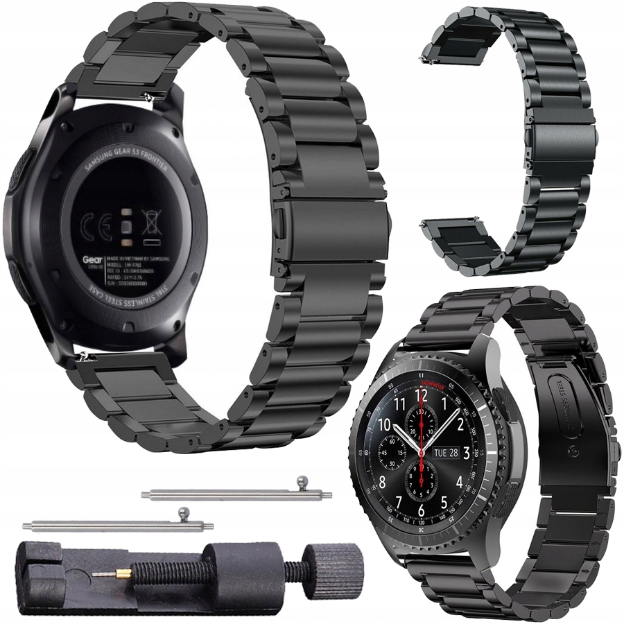 PASEK BRANSOLETA DO SAMSUNG GALAXY WATCH 46mm GEAR S3 CLASSIC WYSOKA JAKOŚĆ Sklep, Opinie