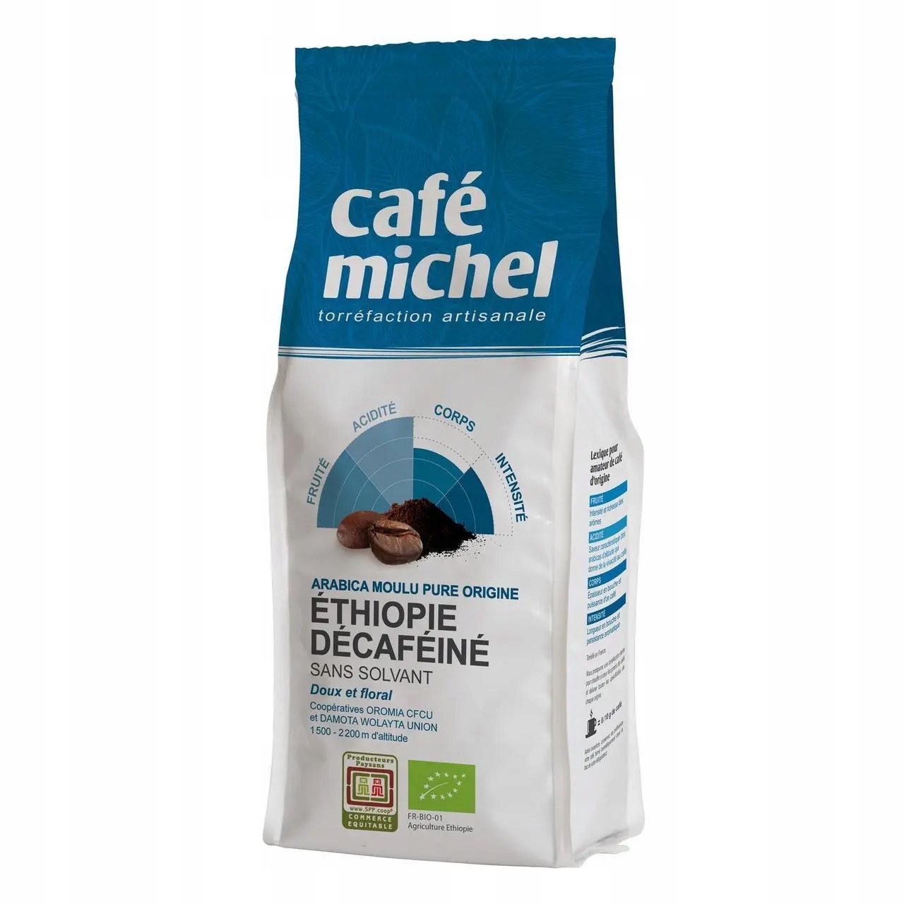 Mletá Káva Bez Kofeinu Arabica 100 % Etiopia Fair Trade Bio 250 g -...