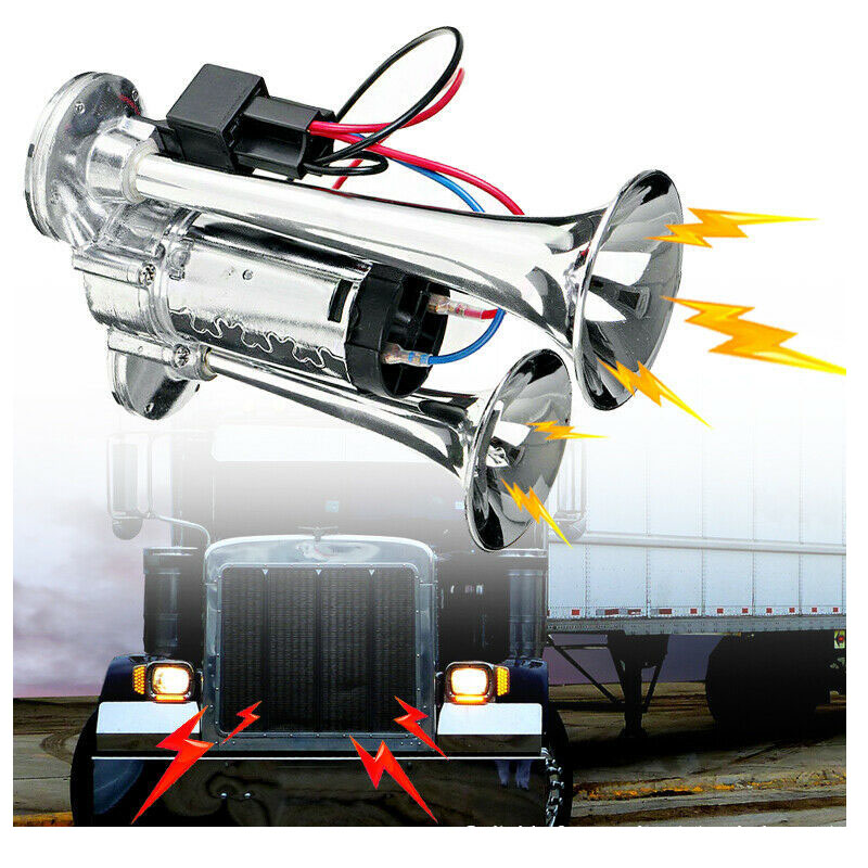 Samochód 600 db klakson pneumatyczny Bull Horn 12V