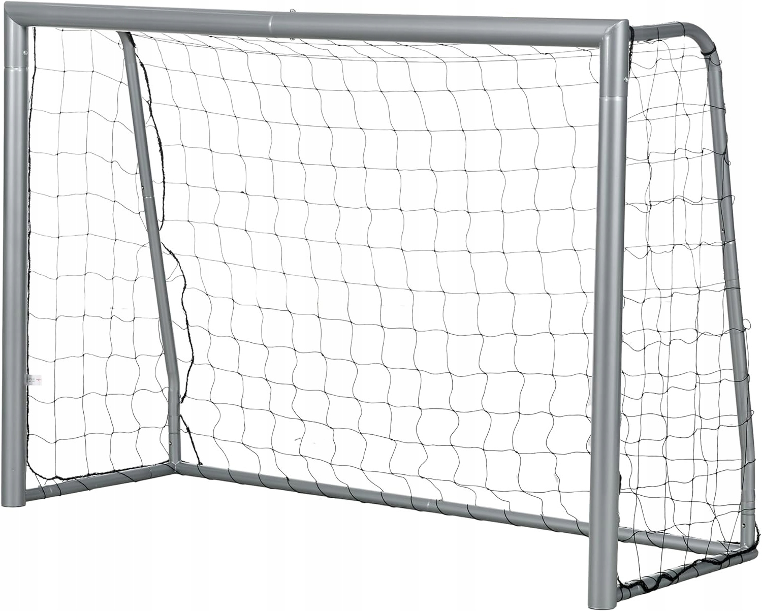 STABILNA BRAMKA PIŁKARSKA METALOWA Z SIATKĄ DUŻA 240x160 GRUBA RURY 60mm Stan opakowania oryginalne