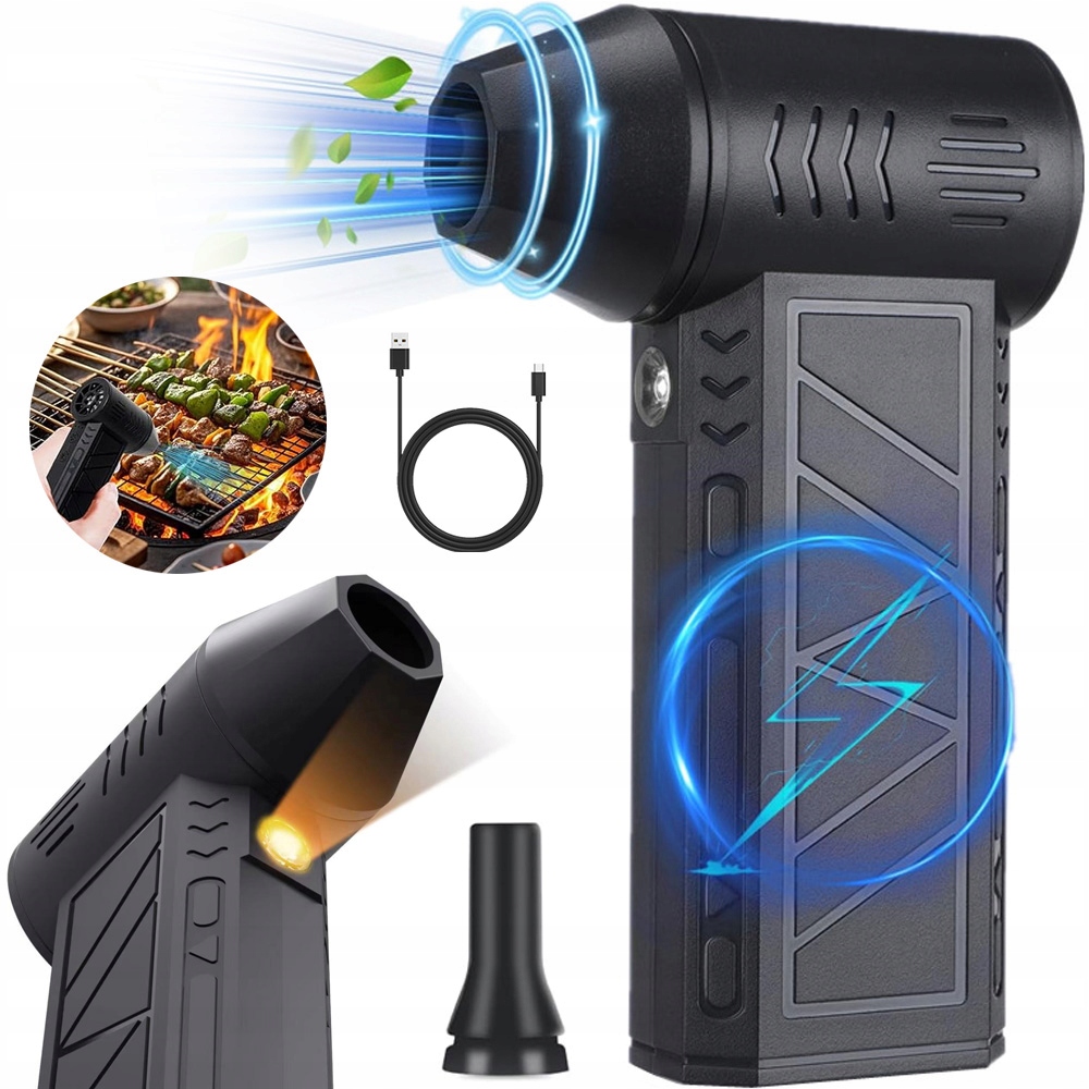 Dmuchuś Mini Foukač 130 000 Rpm 52M/S Na Prach Listí Gril